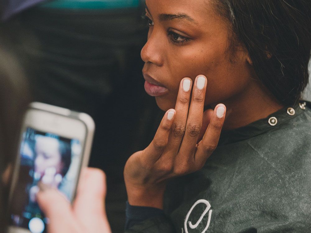 Nude nails - New York Fashion Week