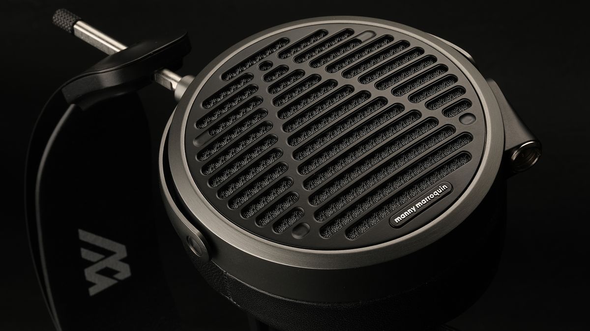 A selection of three different Audeze headphones.