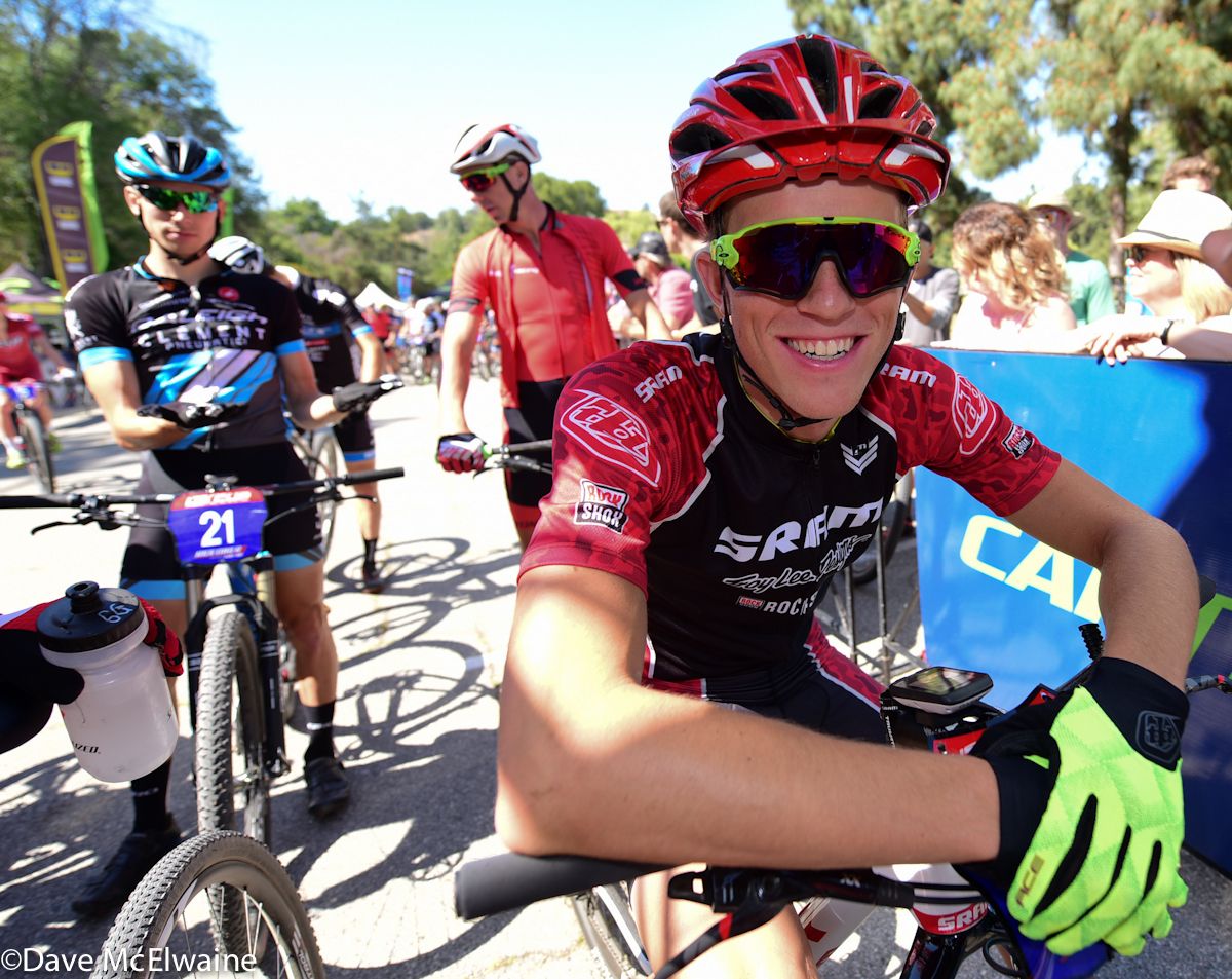 Russell Finsterwald (SRAM) on the front row