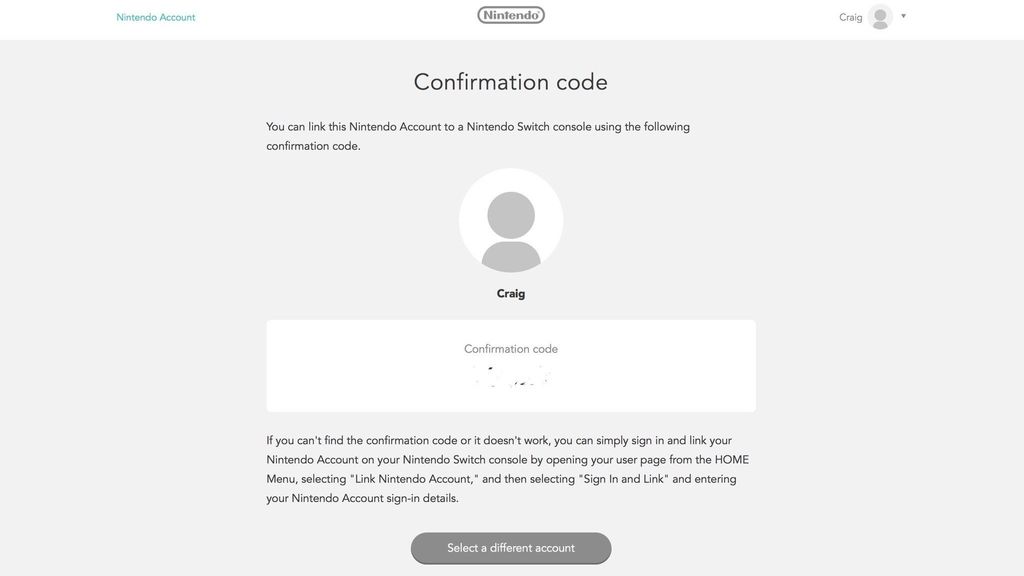 Invalid confirmation code