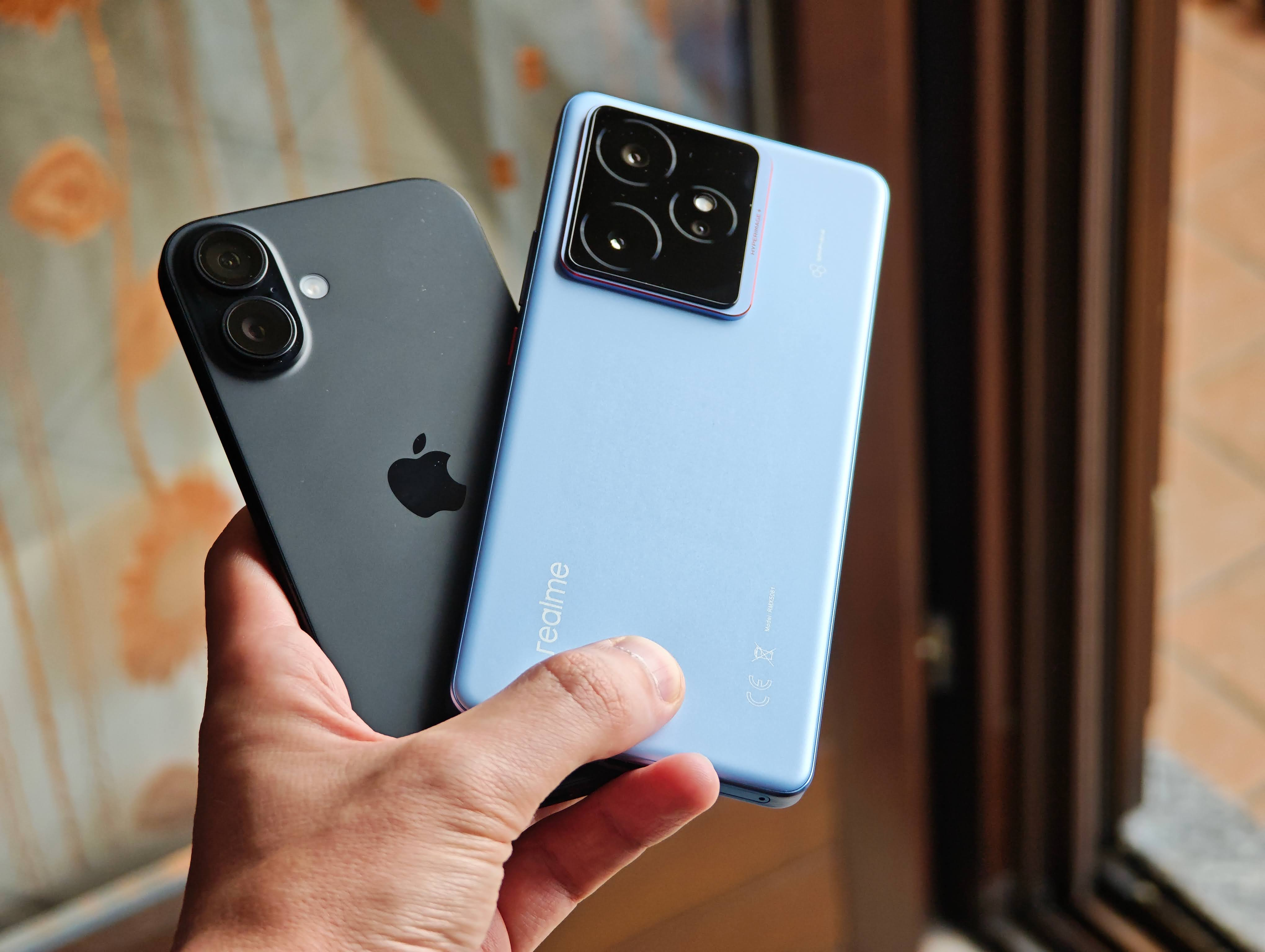 realme GT 7 Vs iPhone 16