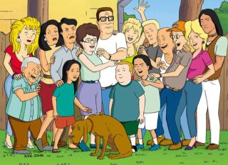 The main cast of 'King of the Hill'