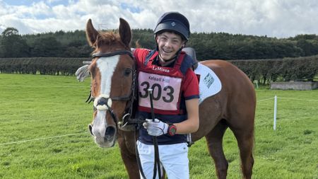 Pictured 16-year-old rider Alfie Dixon with his horse Prince Louis B.