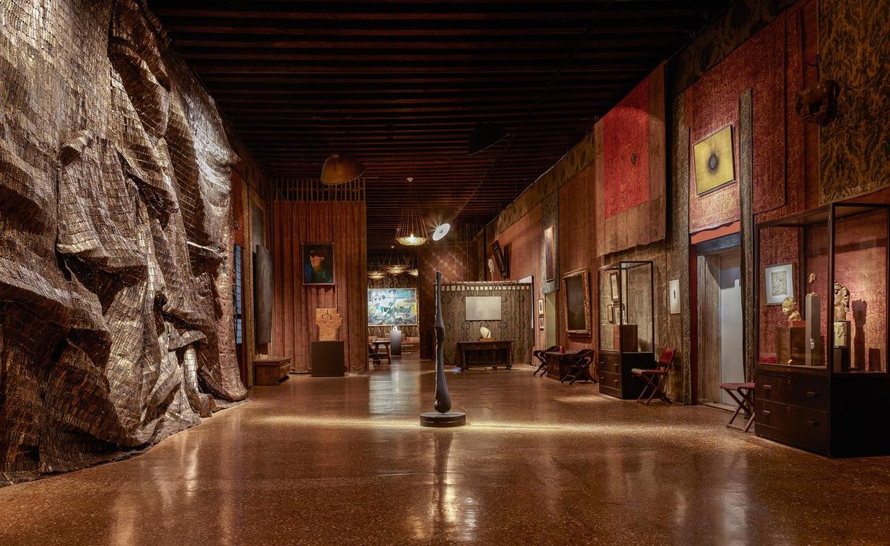 Installation view of ‘Intuition’ at Palazzo Fortuny.