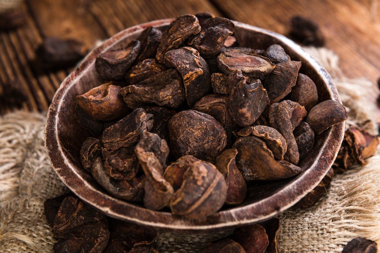 Wooden Bowl Of Kola Nuts