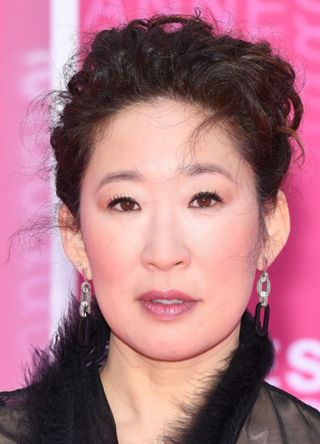 Sandra Oh from the serie "Killing Eve" attend "Killing Eve" and "When Heroes Fly" screening during the 1st Cannes International Series Festival at Palais des Festivals on April 8, 2018 in Cannes, France.