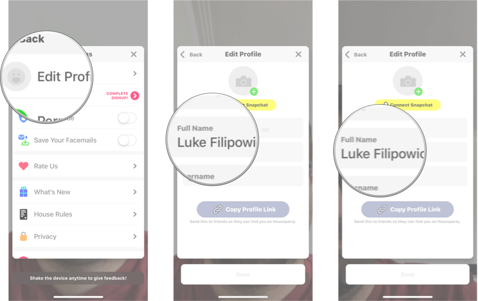 How to change your username on Houseparty for iPhone and iPad iMore
