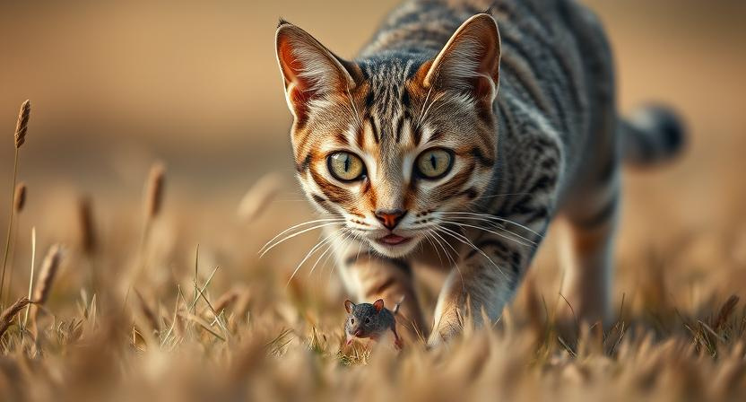 cat chasing mouse