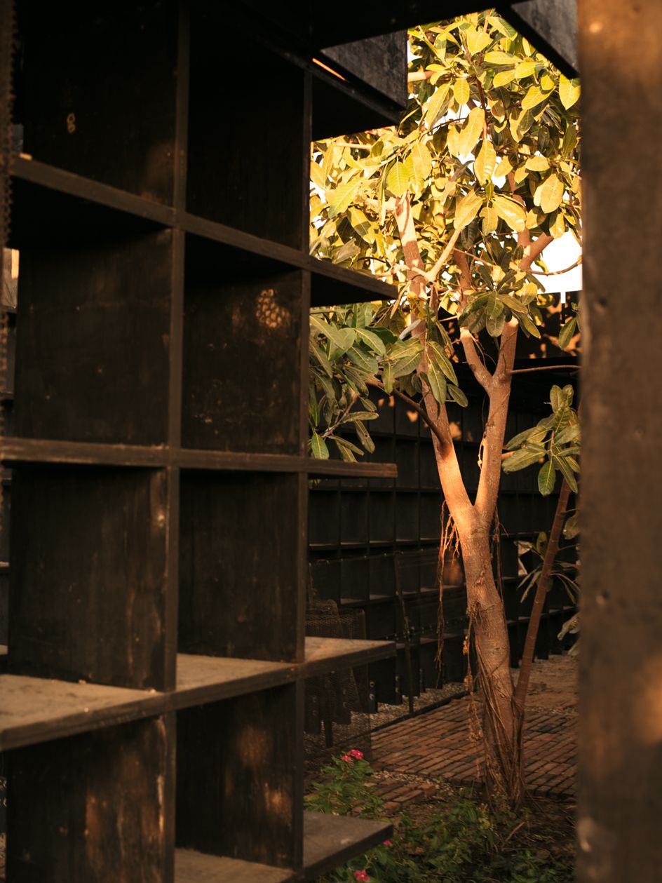 Kengo Kuma’s chicken coop, created in charred wooden boards using a traditional method from western Japan