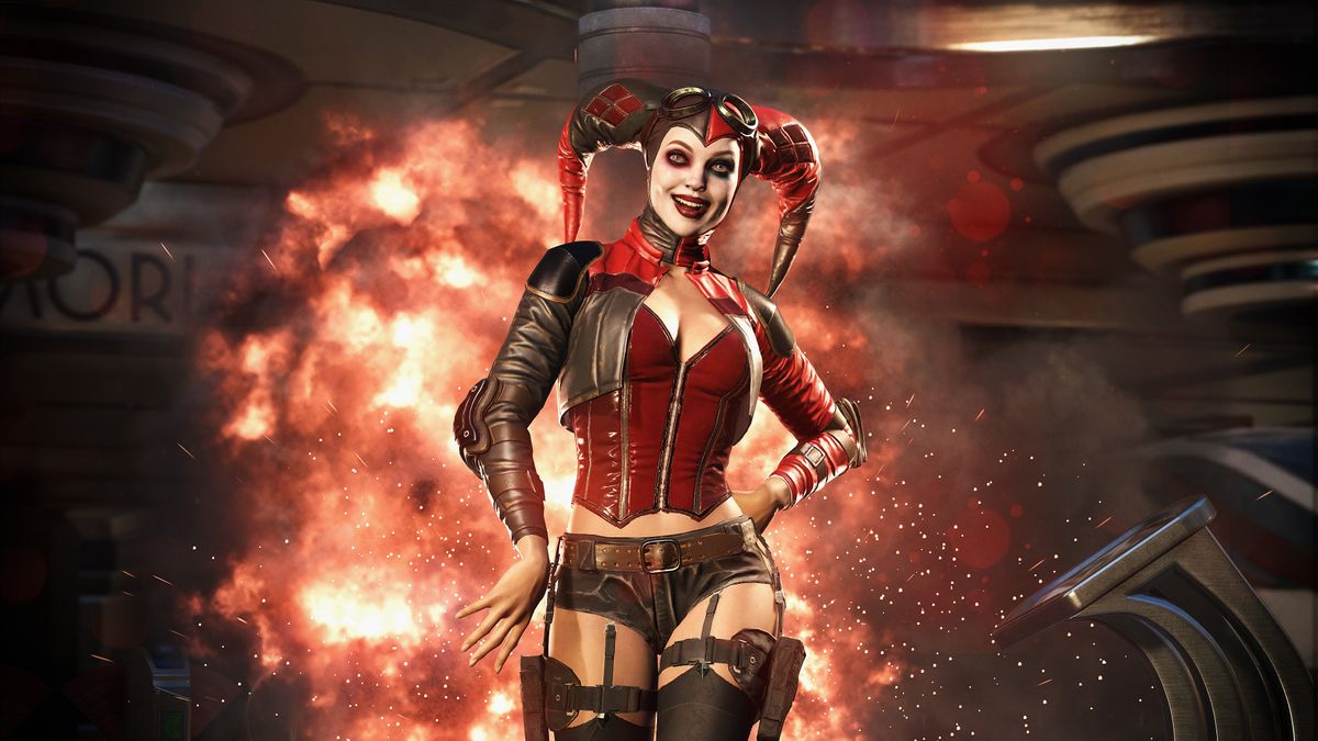 Harley Quinn doesn&#039;t look at explosions