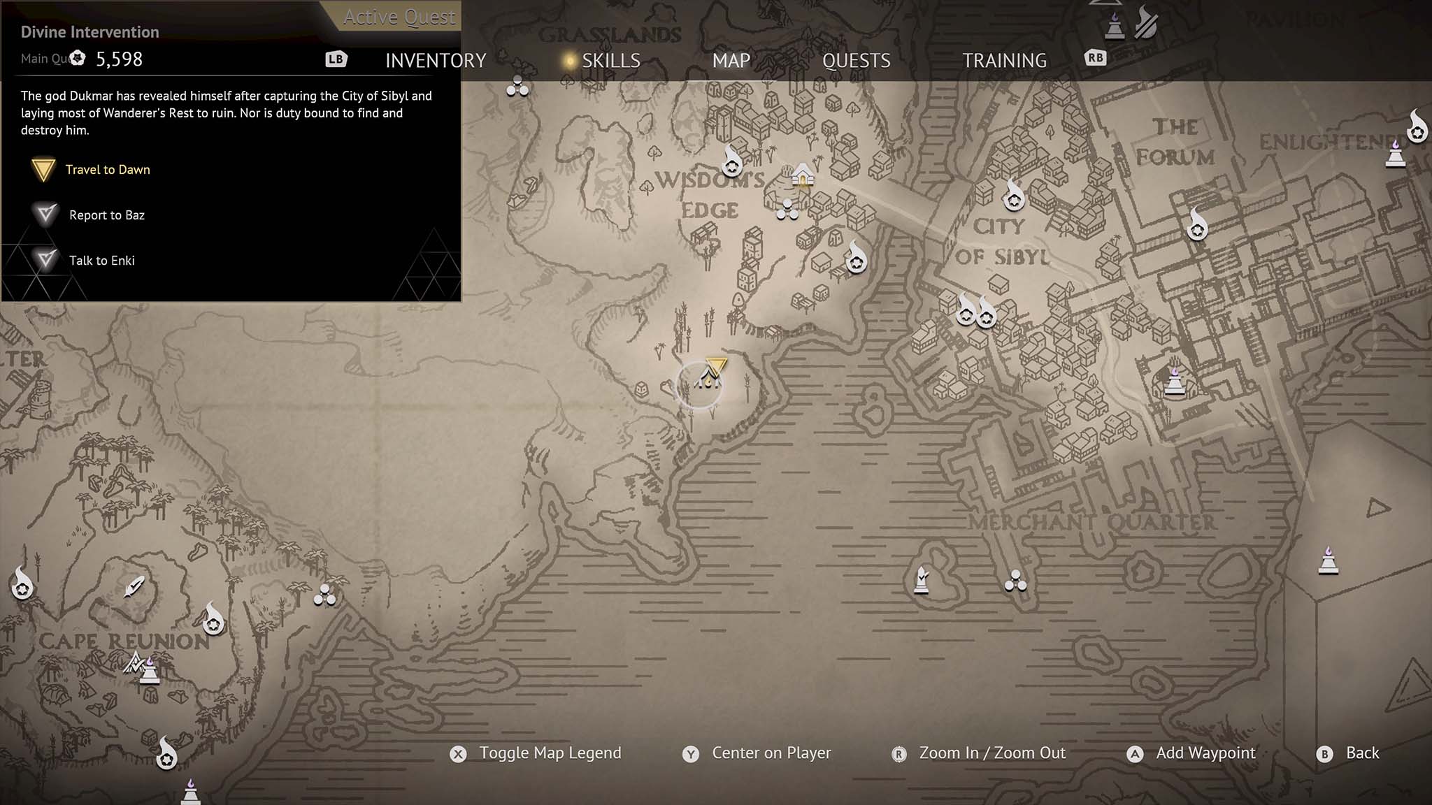 Flintlock: The Siege of Dawn map.