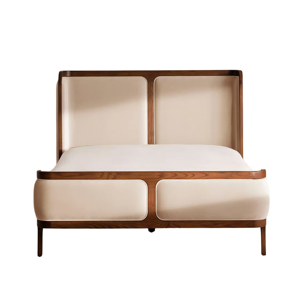 Belsa Upholstered Oak Bed