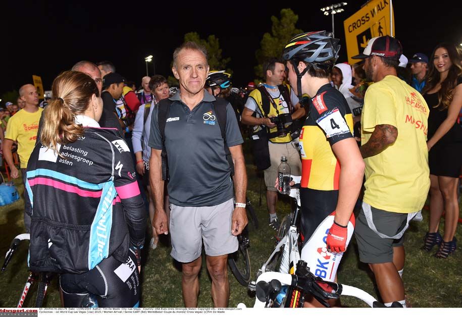 Sanne Cant after the race