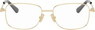 Gold Split Ribbon Metal Glasses