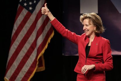 Poll finds Democrat Kay Hagan leading in $100 million Senate race