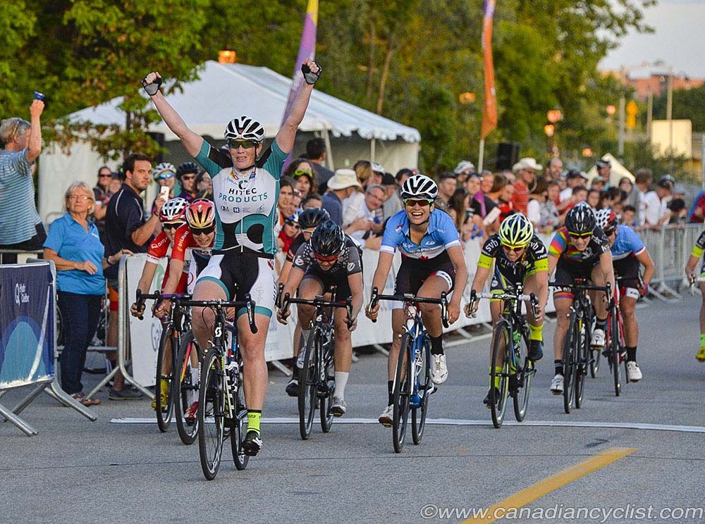 Kirsten Wild (Hitec Products) wins the Grand Prix de Gatineau