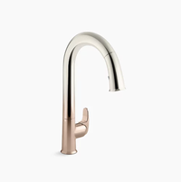 Sensate faucet in ombre rose gold, Kohler