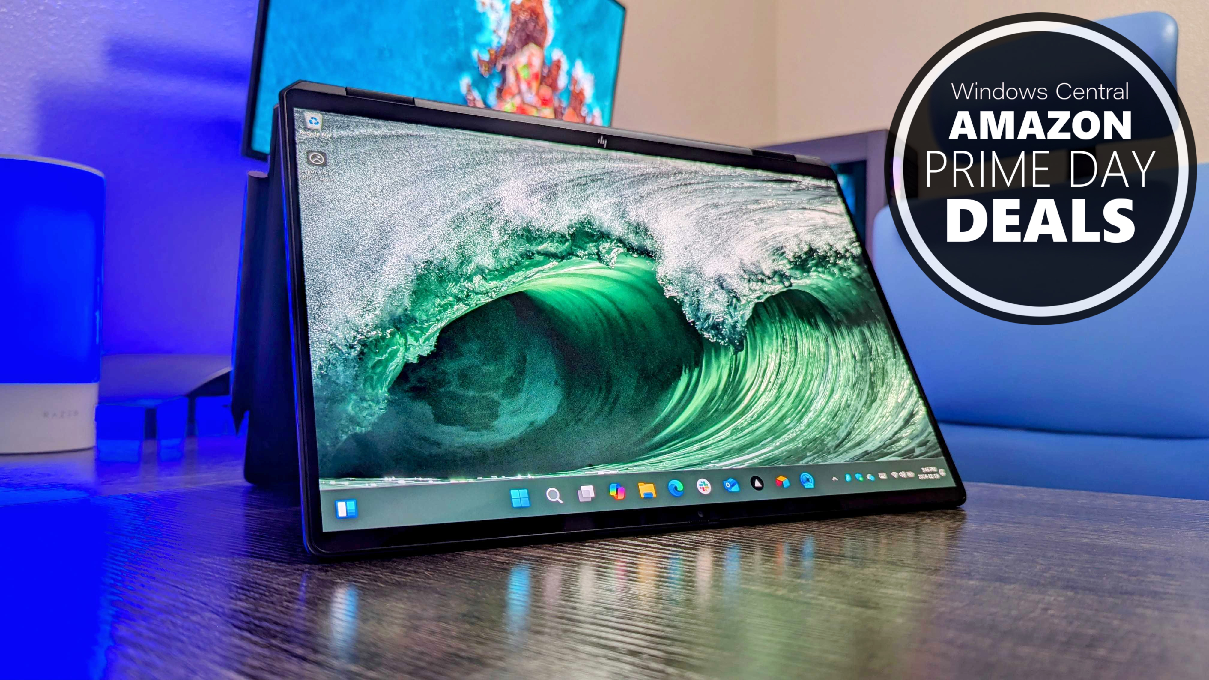 Image of the HP OmniBook Ultra Flip 14 (2024) laptop for Amazon Prime Day.