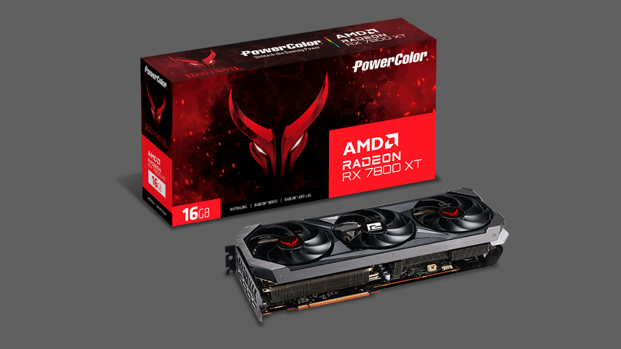 ▷ PowerColor RX 7800XT AMD Radeon RX 7800 XT 16 Go GDDR6