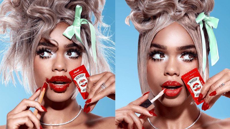 Rihanna's Fenty Beauty Launches Ketchup-Inspired Makeup, Divides Fans
