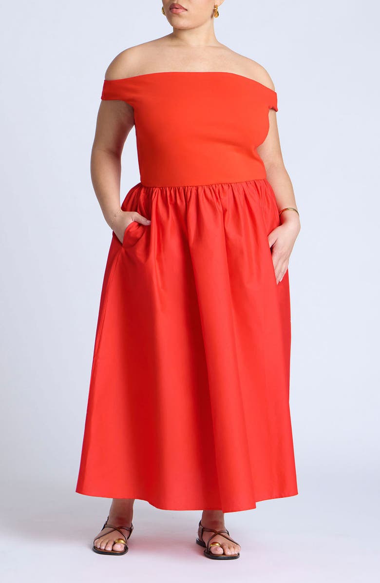 Off the Shoulder Maxi Dress