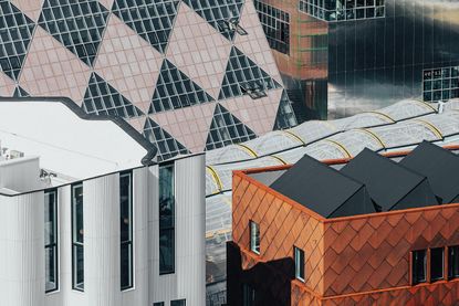 roof composition at london design district