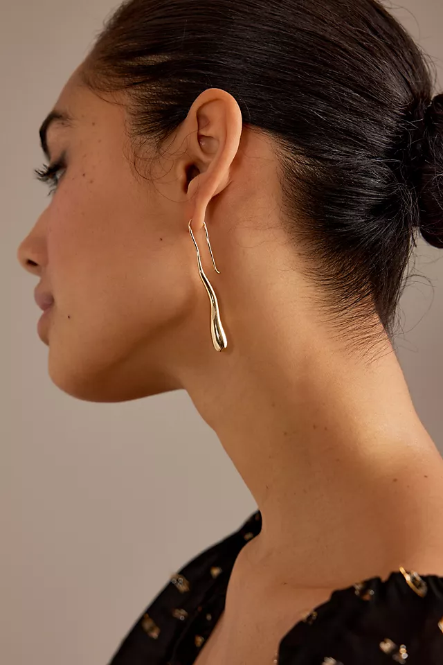 Slinky Teardrop Earrings