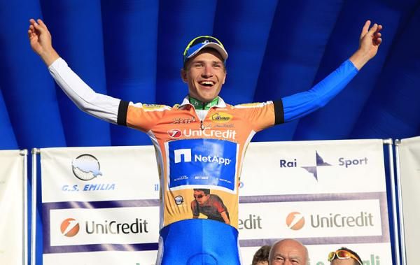 New race leader Matthias Brandle (Team NetApp)
