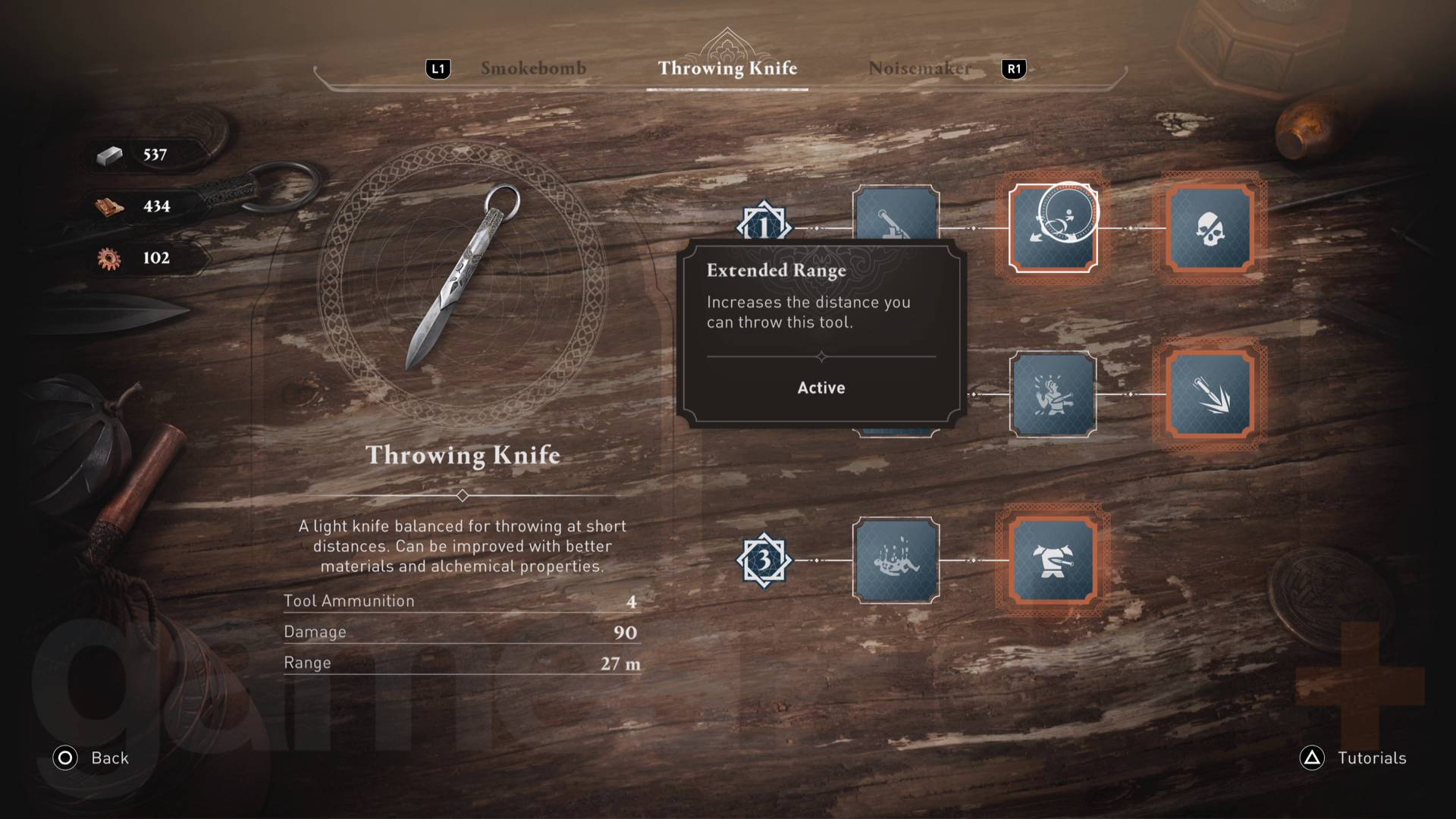 Najlepsze umiejętności Assassin's Creed Mirage Menu ulepszeń narzędzi przy użyciu umiejętności Inżyniera