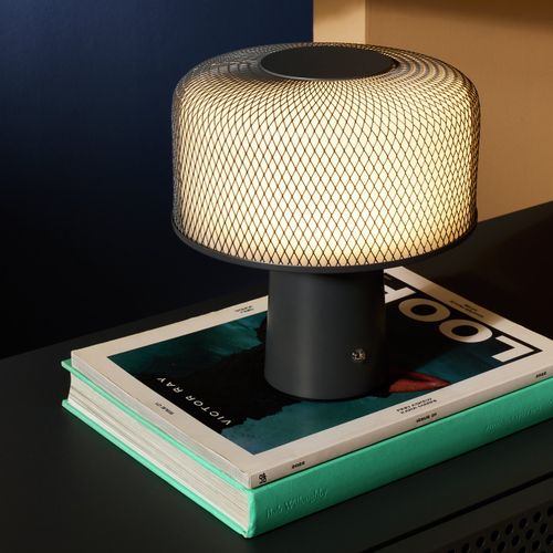 Marlo Rechargeable Led Touch Table Lamp - Charcoal