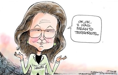 Political cartoon U.S. Gina Haspel CIA terrorism