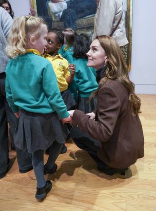 Kate Middleton visits the National Portrait Gallery in London on February 4th 2025