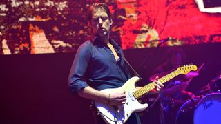 Ed O'Brien of Radiohead performs live on stage as 'EOB' during the second day of the BBC Radio 6 Music Festival at the Camden Roundhouse, on March 07, 2020 in London, England.