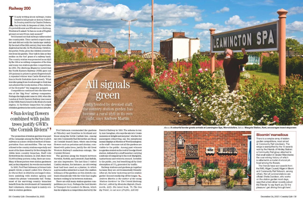 Spread from Country Life 24 December 2025