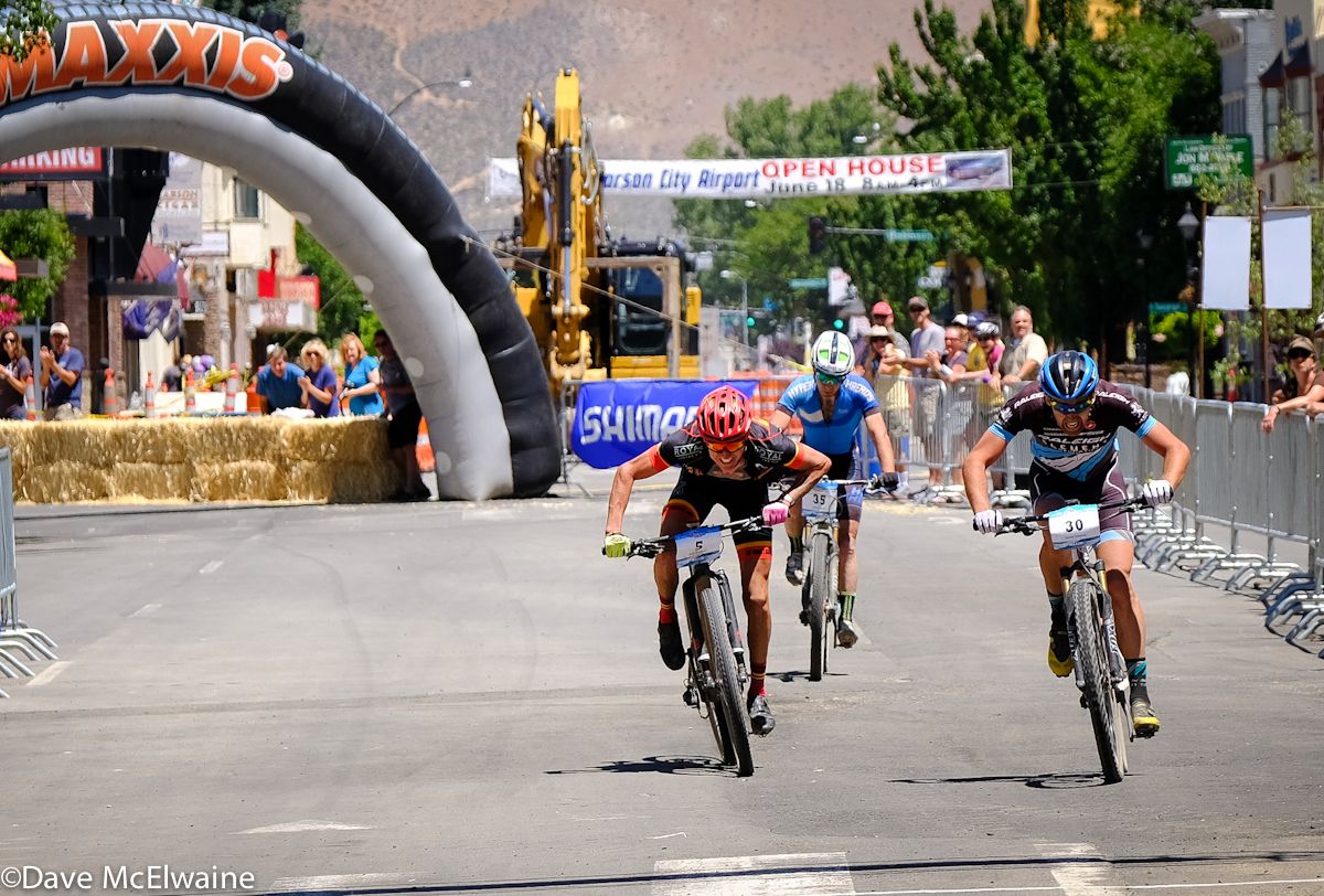 Jamey Driscoll (Raleigh Clement) edged out Kyle Trudeau (CZ Racing) for 12th place, with Justine Lindine not far behind.