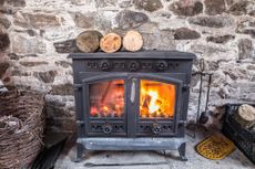 A wood burning stove, updated technology