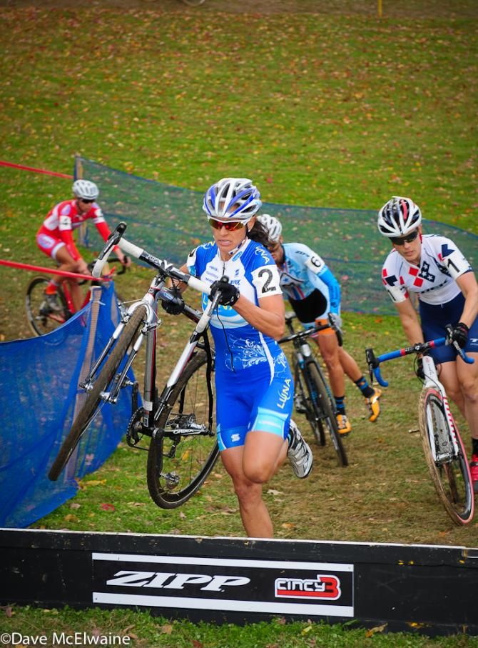 Katerina Nash (Luna Pro Team) wasted no time going to the front
