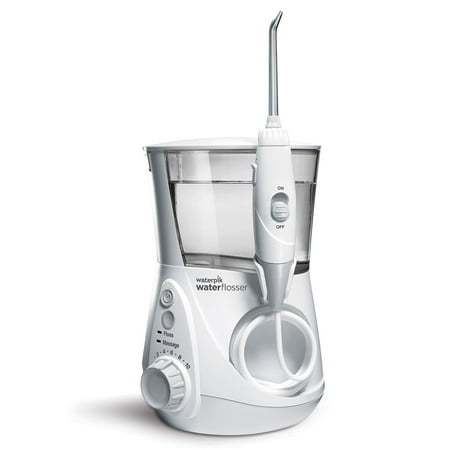 Waterpik Aquarius Water Flosser Professional for Teeth, Gums, Braces, Dental Care, Electric Power With 10 Settings, 7 Tips for Multiple Users and Needs, Ada Accepted, White Wp-660