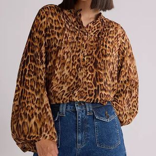 Ro&Zo Leopard Print Shirt