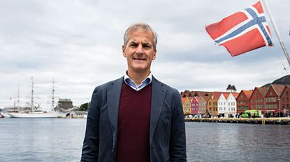 Norway's Labour Party leader Jonas Gahr Store