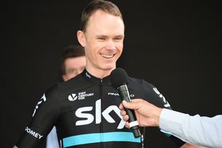 Chris Froome before the Jayco Herald Sun Tour
