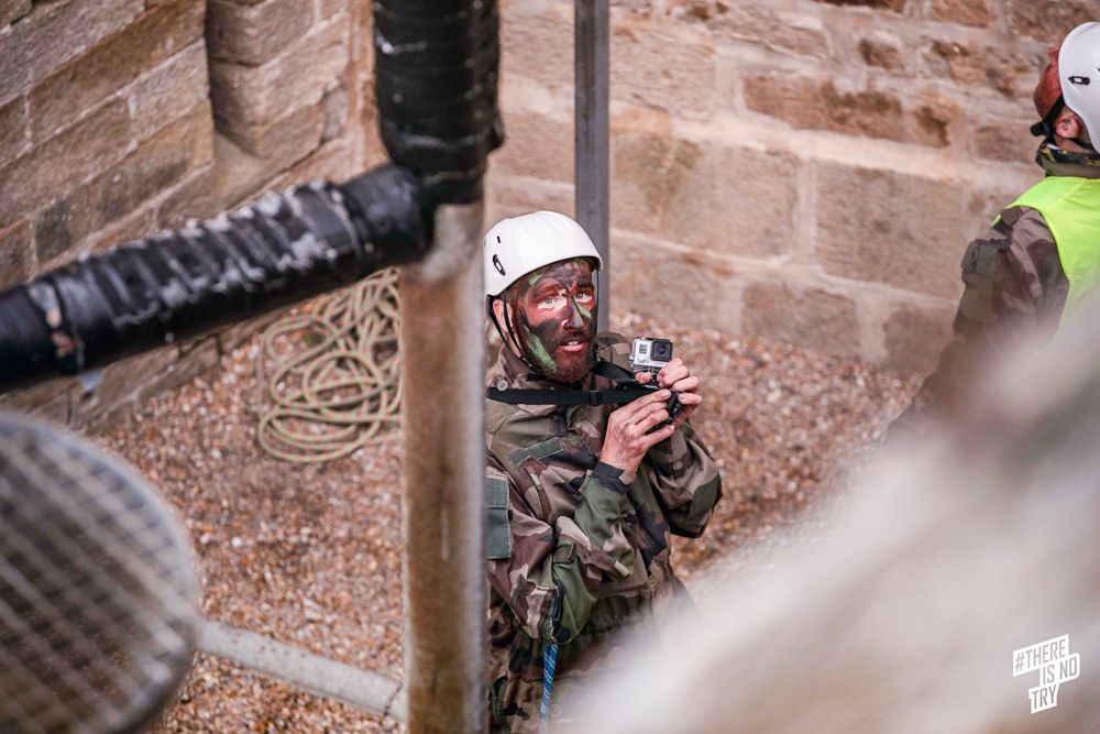 Corentin Ermenault captures some video at the Vital Concept camp