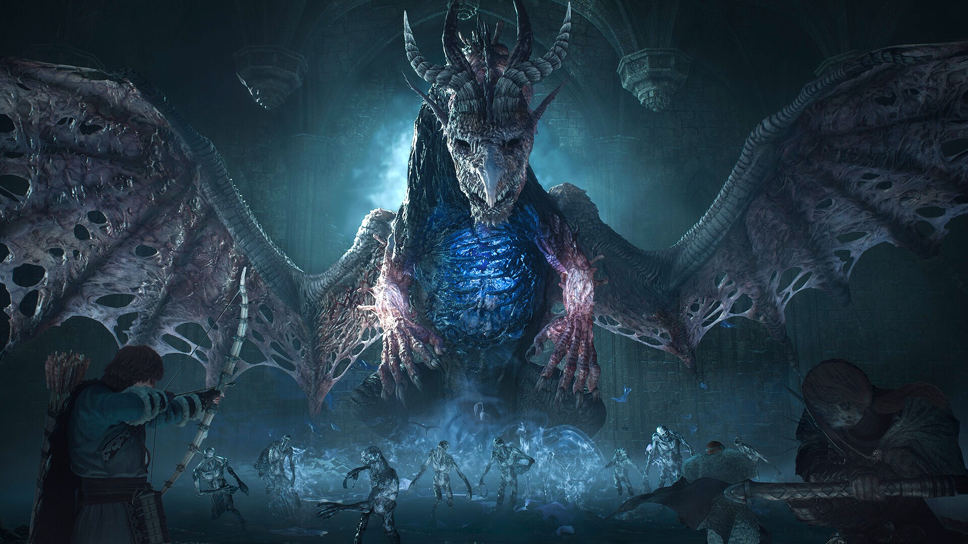 Undead dragon in Dragon's Dogma 2: Dark Arisen