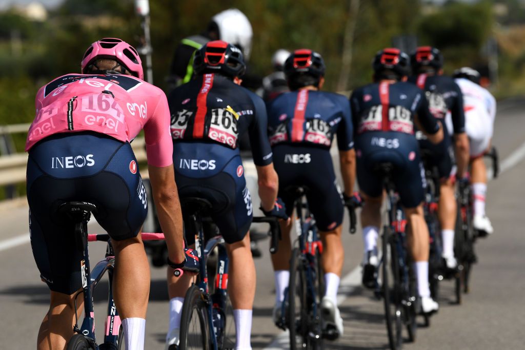 Team Ineos at the Giro d&#039;Italia 2020