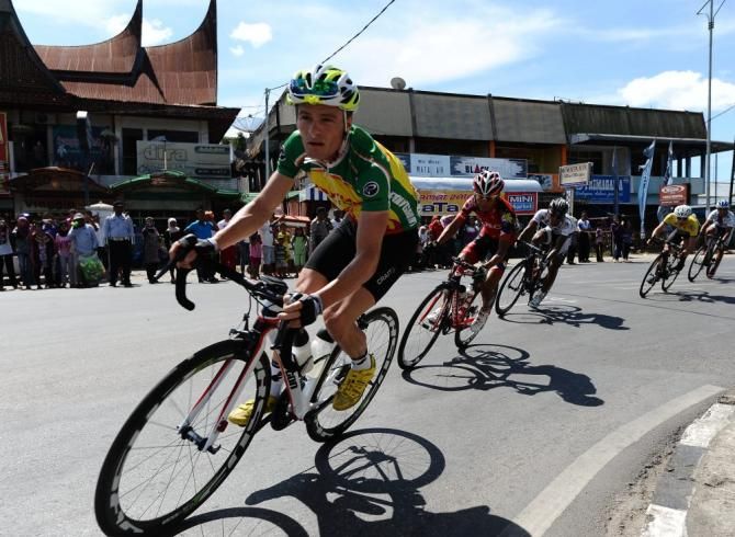 Oscar Pujol (Polygon Sweet Nice) gave it his all