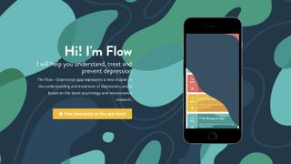 The Flow app gives advice on ways to supplement your treatment and aid your mental health