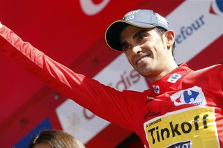 Alberto Contador on stage eleven of the 2014 Tour of Spain