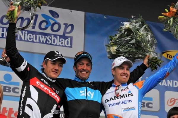 A happy trio on the podium
