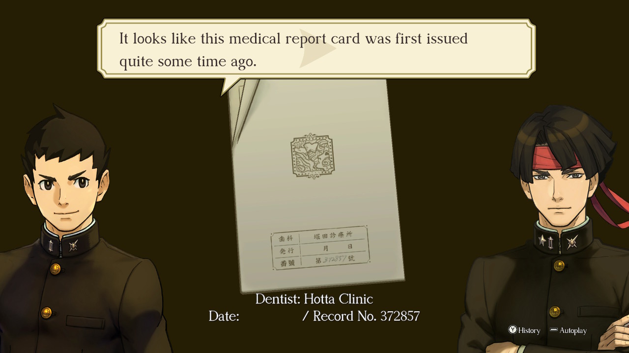 The Great Ace Attorney Chronicles Ryunosuke Kazuma Evidence