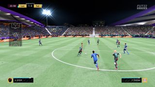 FIFA 22's Ultimate team mode in action.